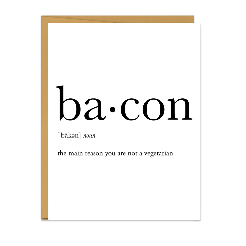 BACON definition and meaning