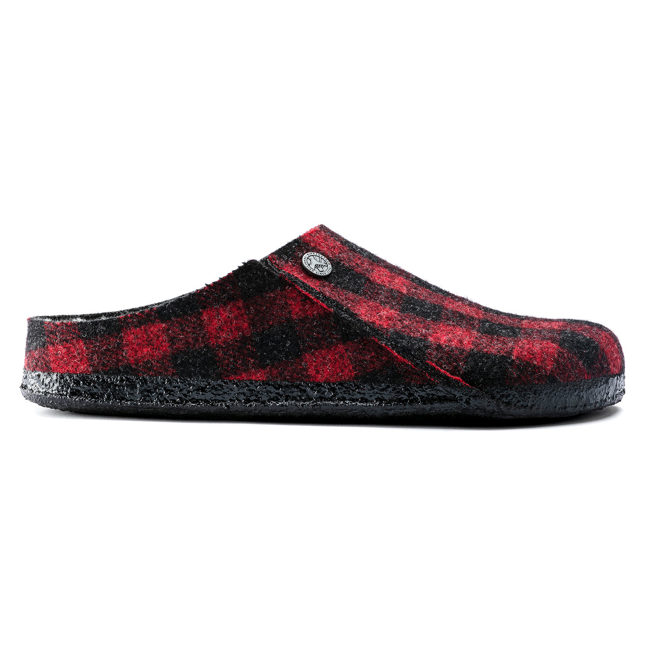 Zermatt Shearling | Wool Shearling Plaid Red & Natural