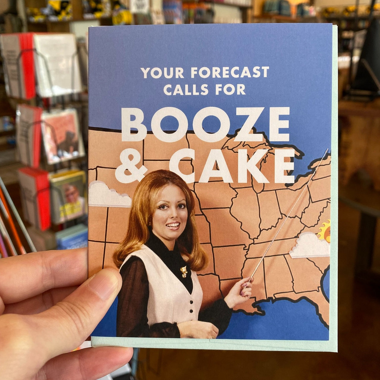 Booze and Cake Card