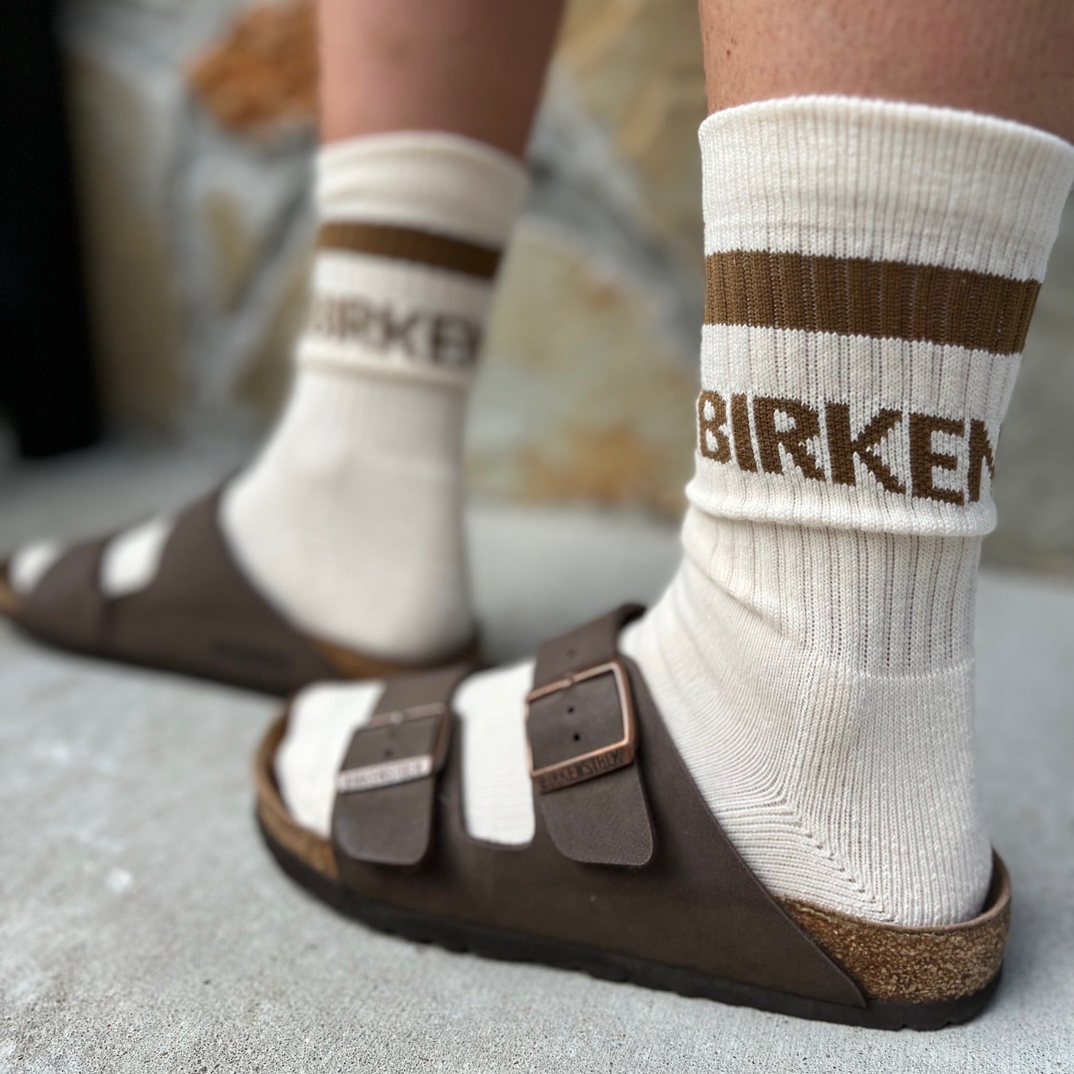 Orders birkenstocks with nike socks