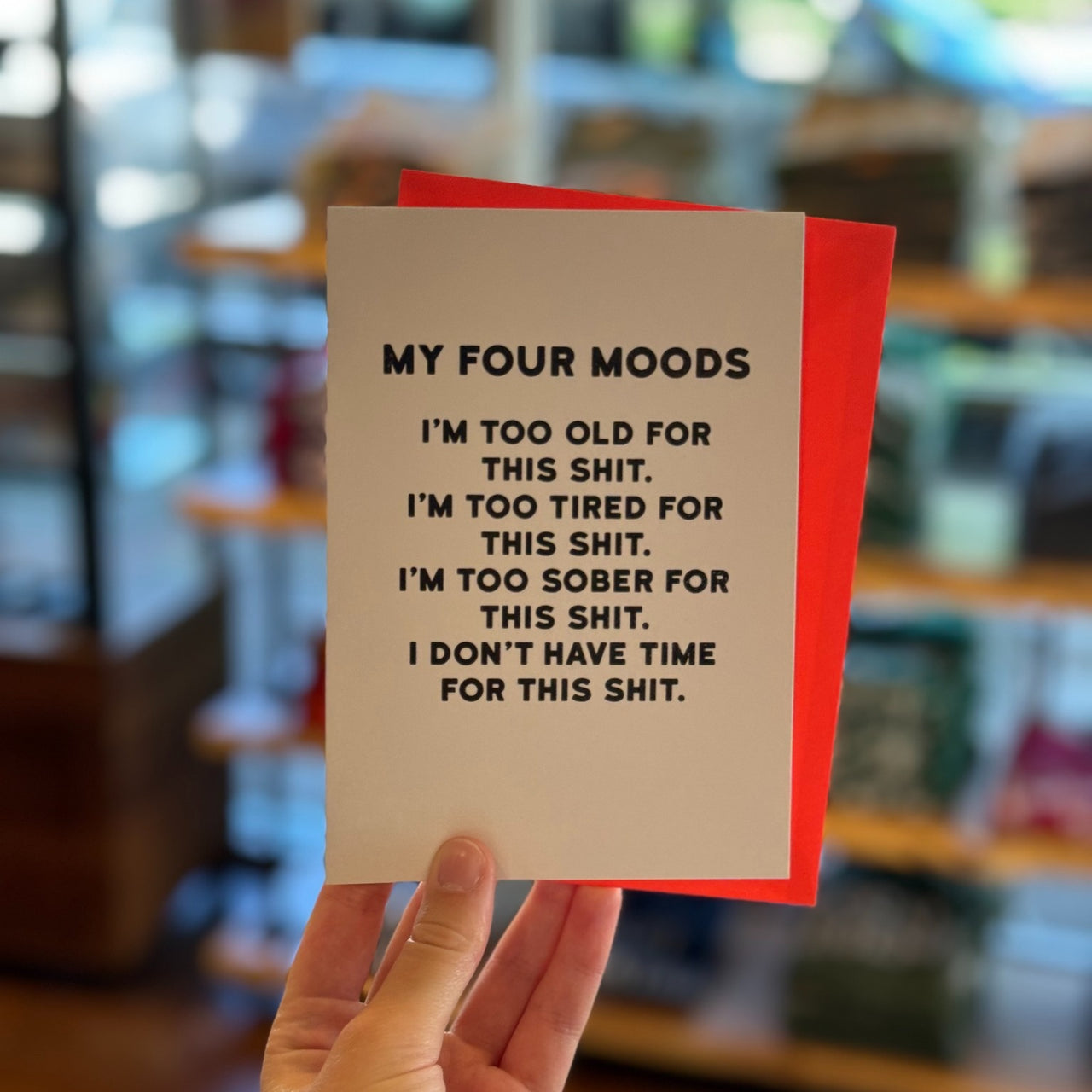 Four Moods Card