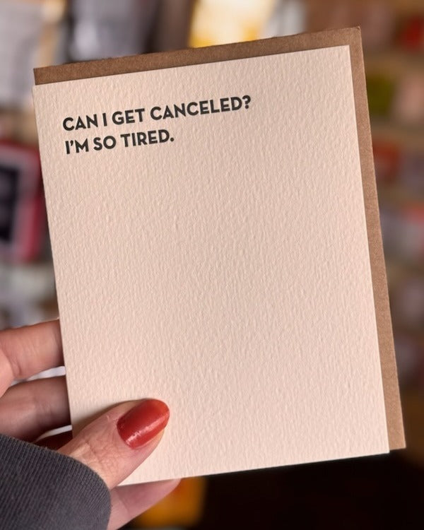 So Tired Card