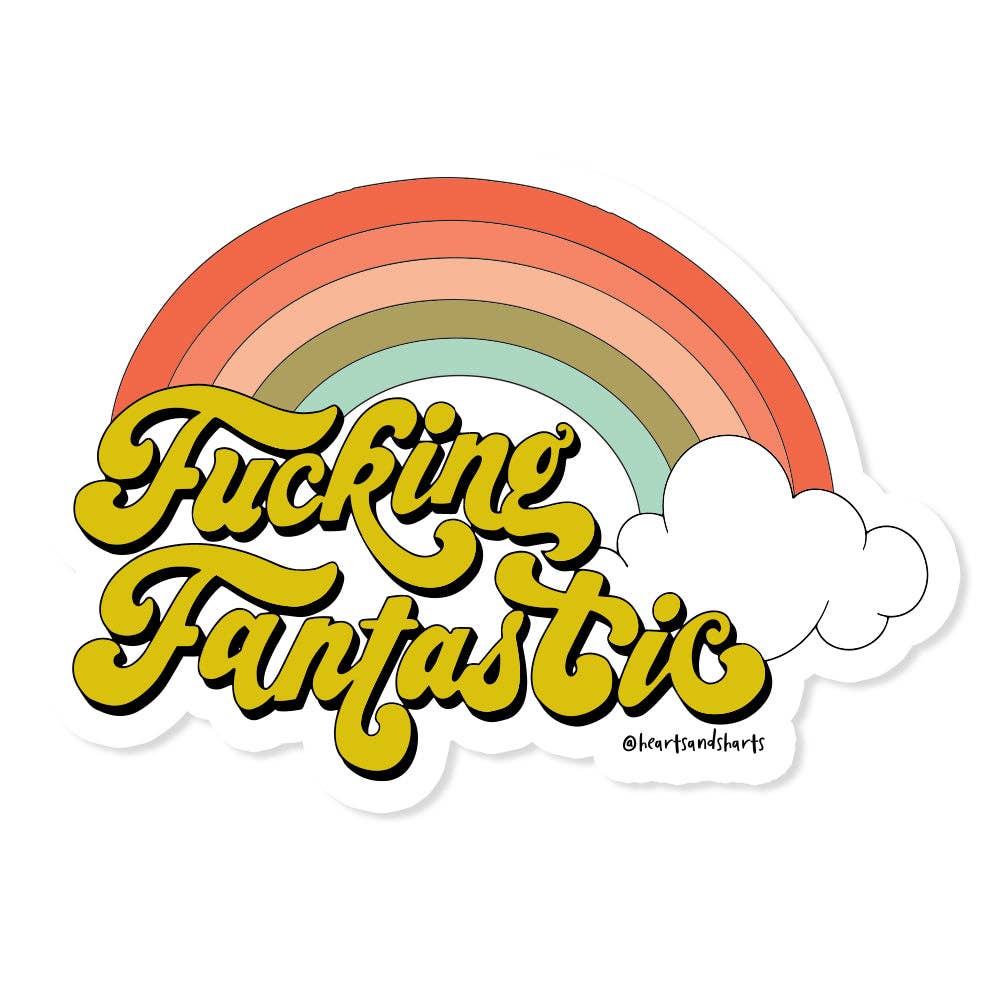 Fantastic Rainbow Sticker