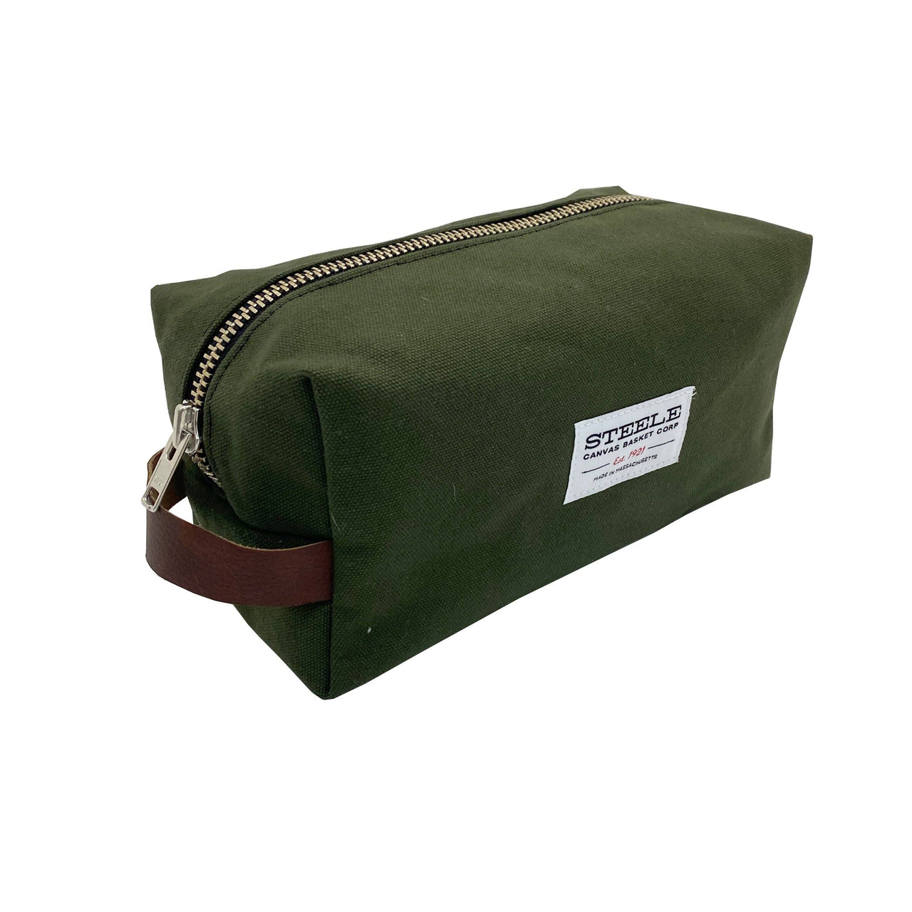 Waxed Canvas Dopp Kit | Olive