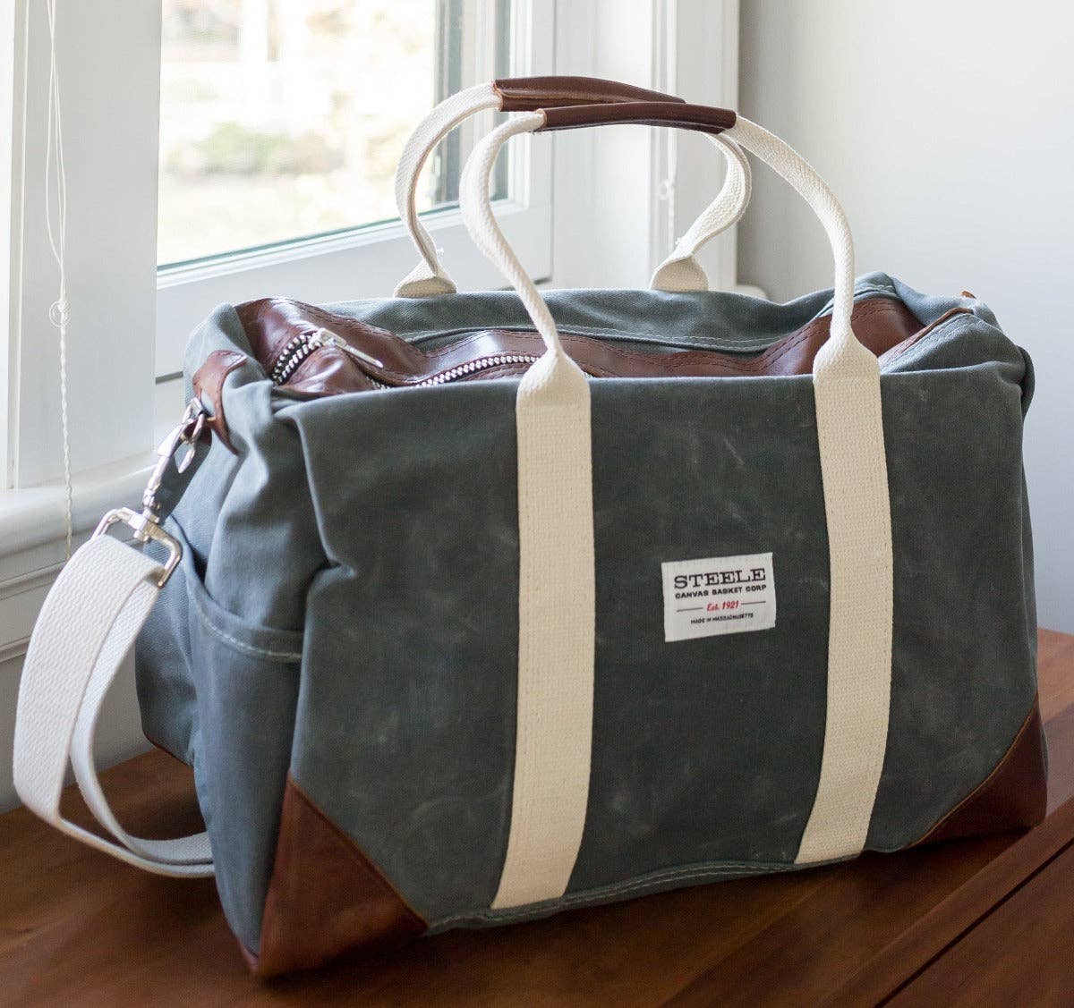 Weekender Bag | Waxed Briquette Canvas