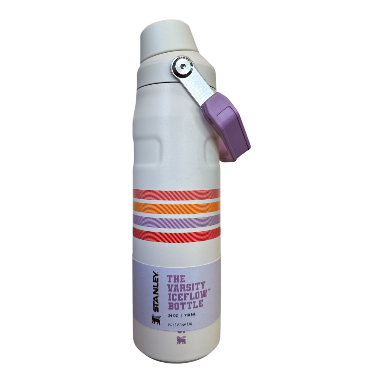 Varsity IceFlow Aerolight Bottle Fast Flow 24oz | Cream Lilac Stripe