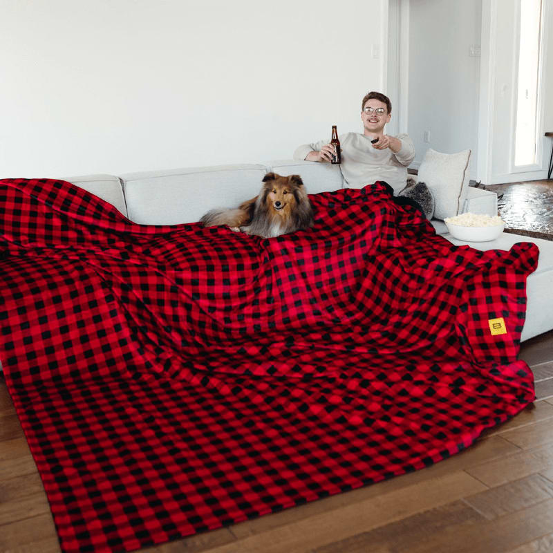 Original Stretch Blanket | Red Plaid