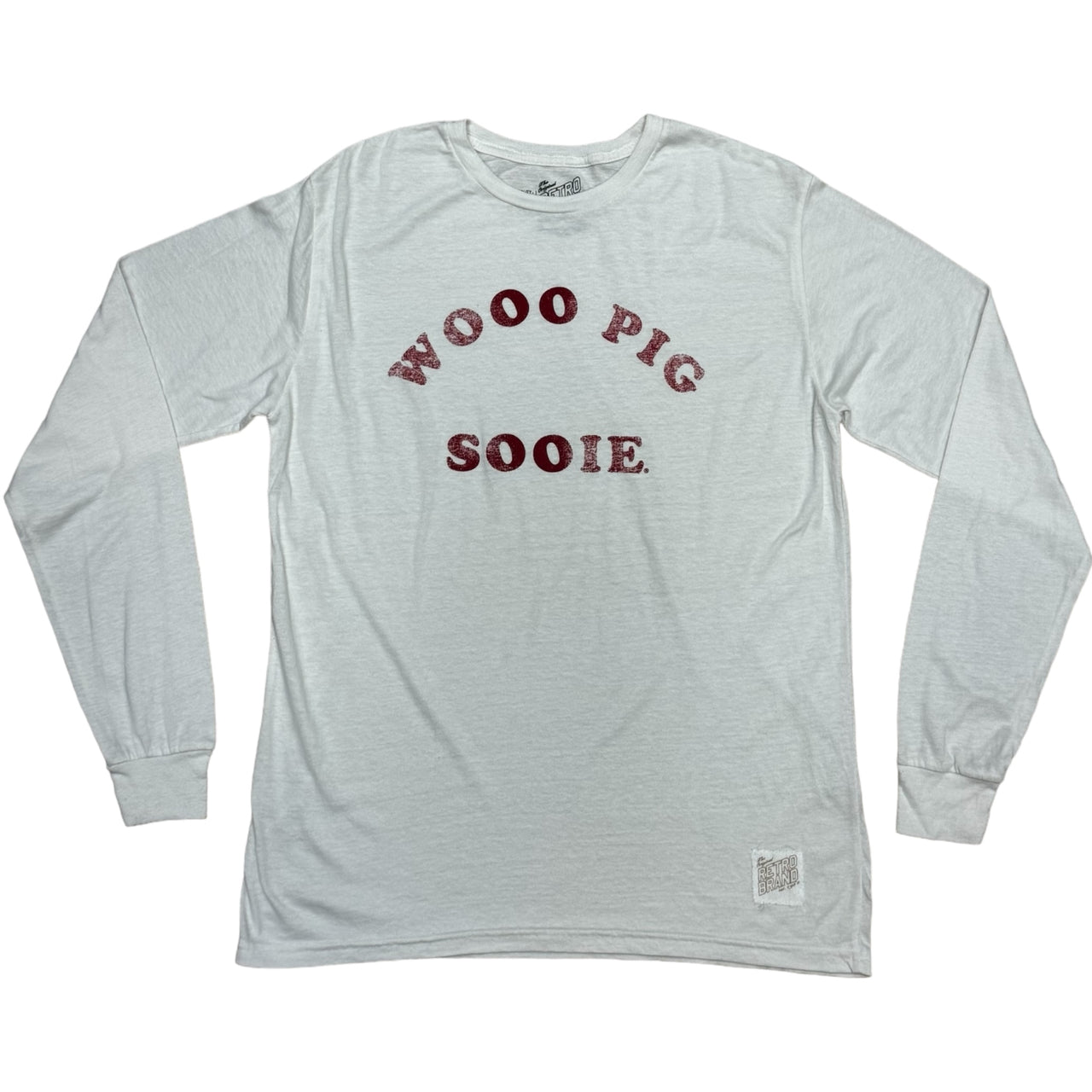 Wooo Pig Sooie LS Tee | White