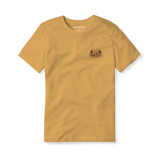 Wilderness Cabin Tee | Amber