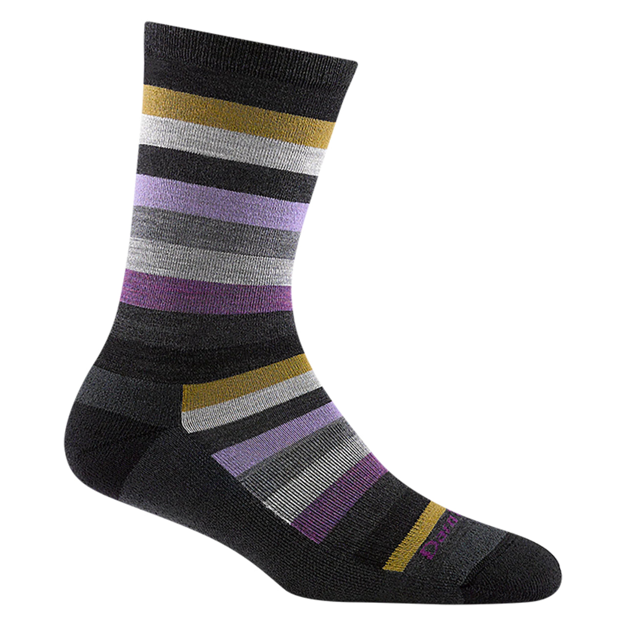 Women's Mystic Stripe Crew Lightweight w Cushion Sock | Gray