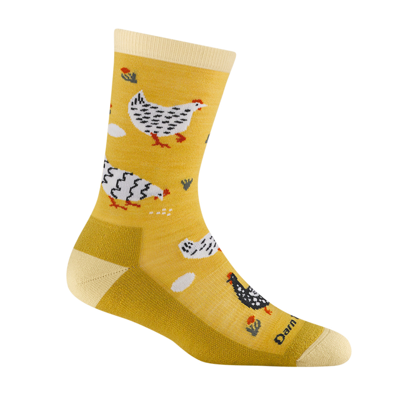 Women's Mother Clucker Crew Lightweight w/ Cushion Sock | Sunny