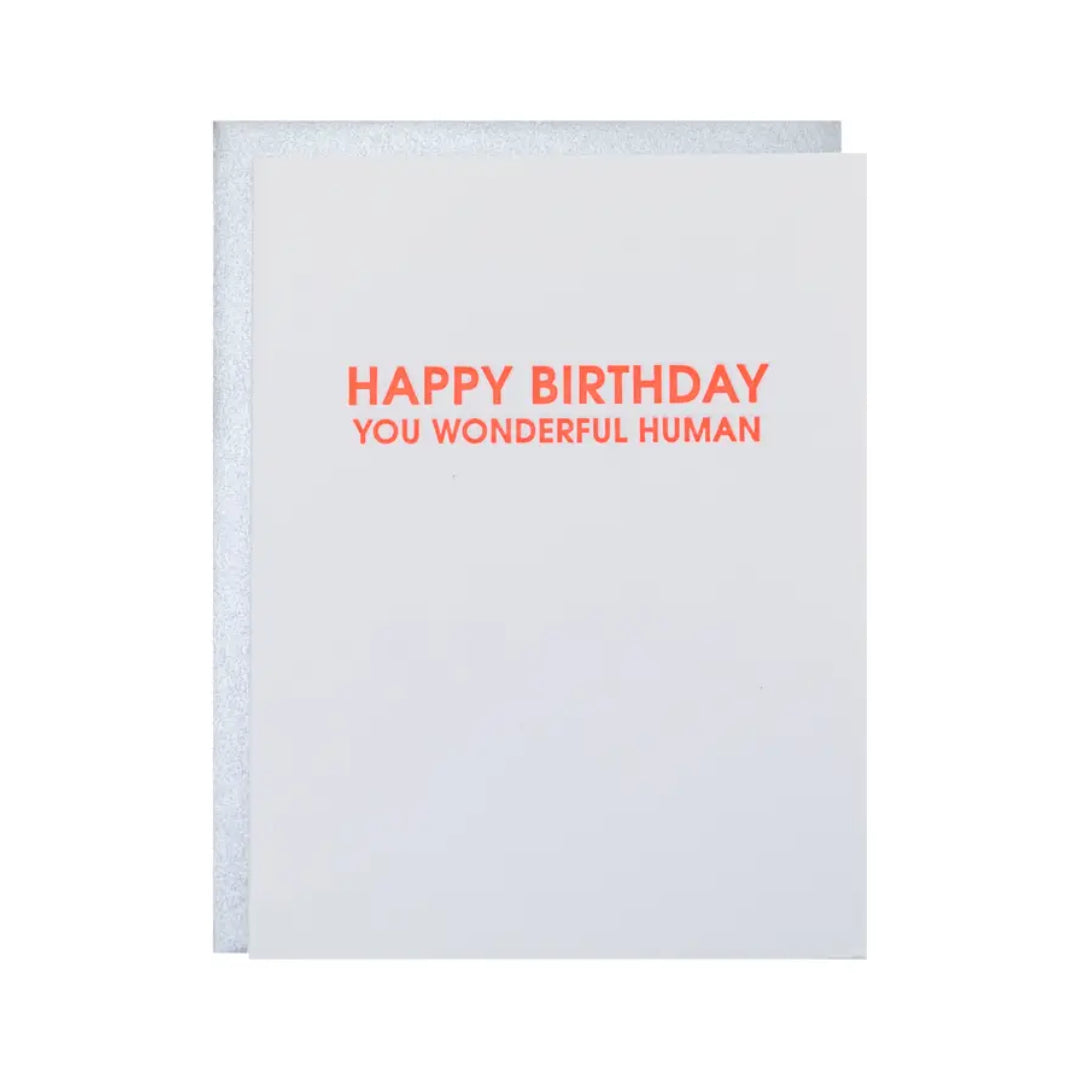 Wonderful Human Birthday Card