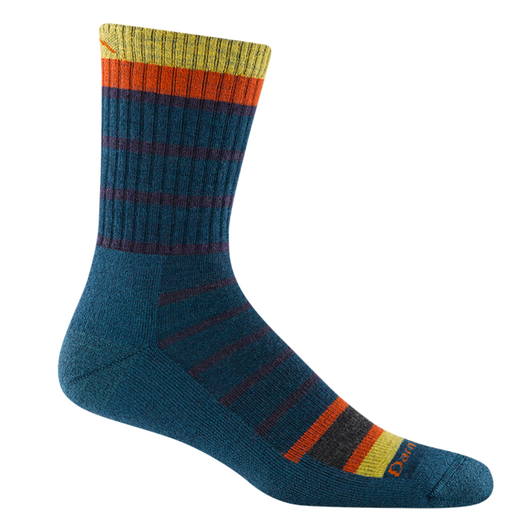 Via Ferrata Micro Crew Midweight Sock | Dark Teal