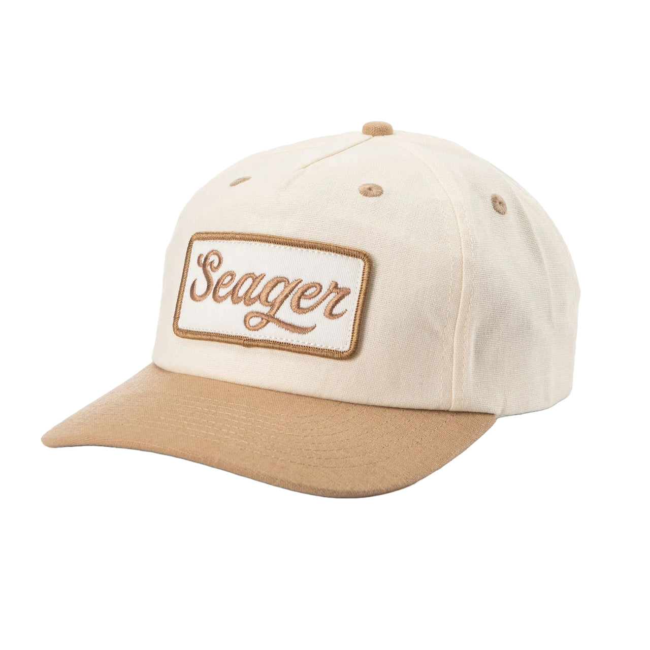 Uncle Bill Snapback Hat | Cream & Khaki