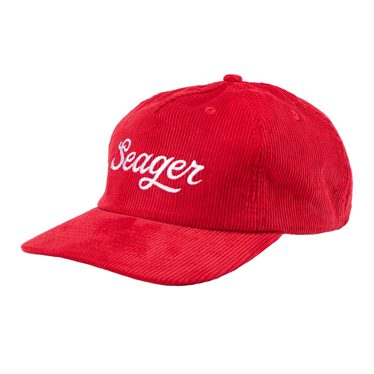 Big Corduroy Snapback Hat | Red