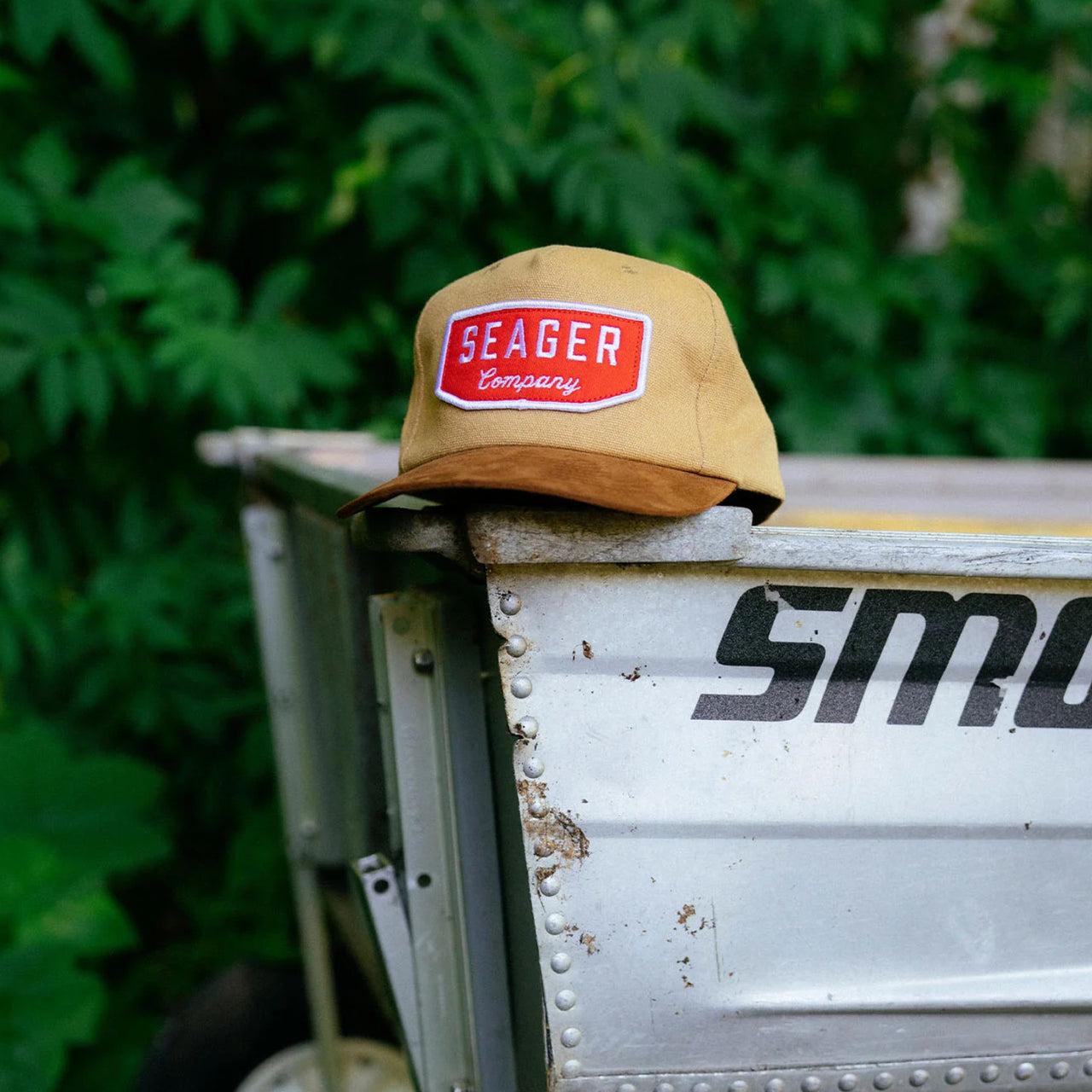 Wilson Snapback Hat | Khaki & Brown