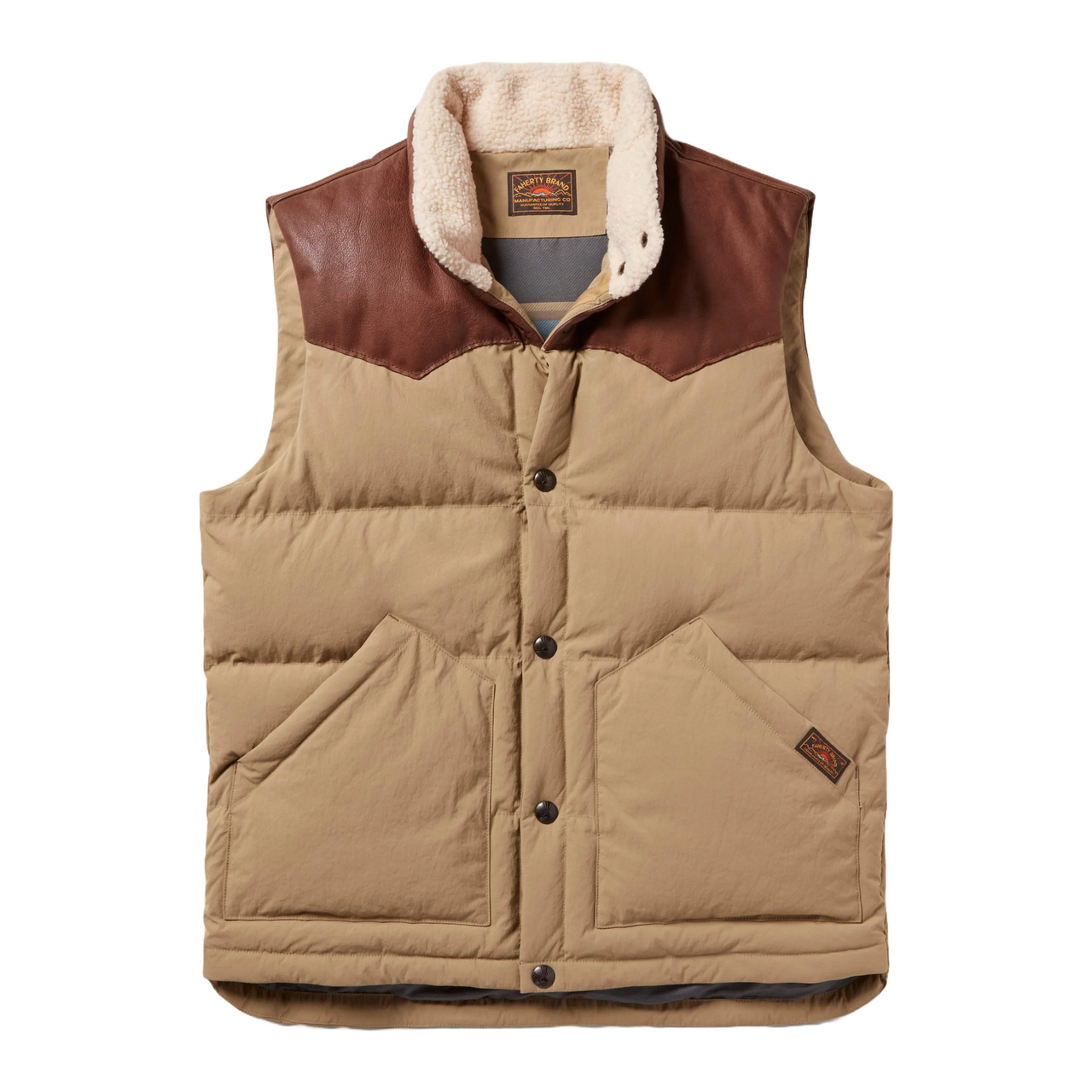 Range Down Vest | Drill Khaki