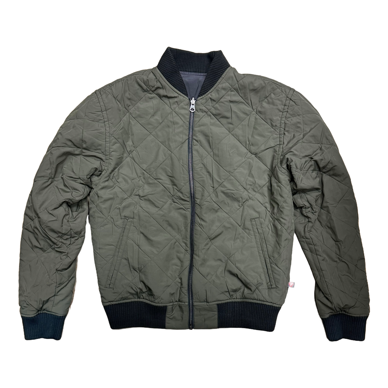 Reversible Surplus Bomber | Washed Charcoal Deep Sage