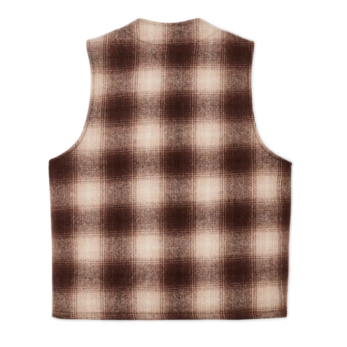 Mackinaw Wool Vest | Brown & Tan Ombre