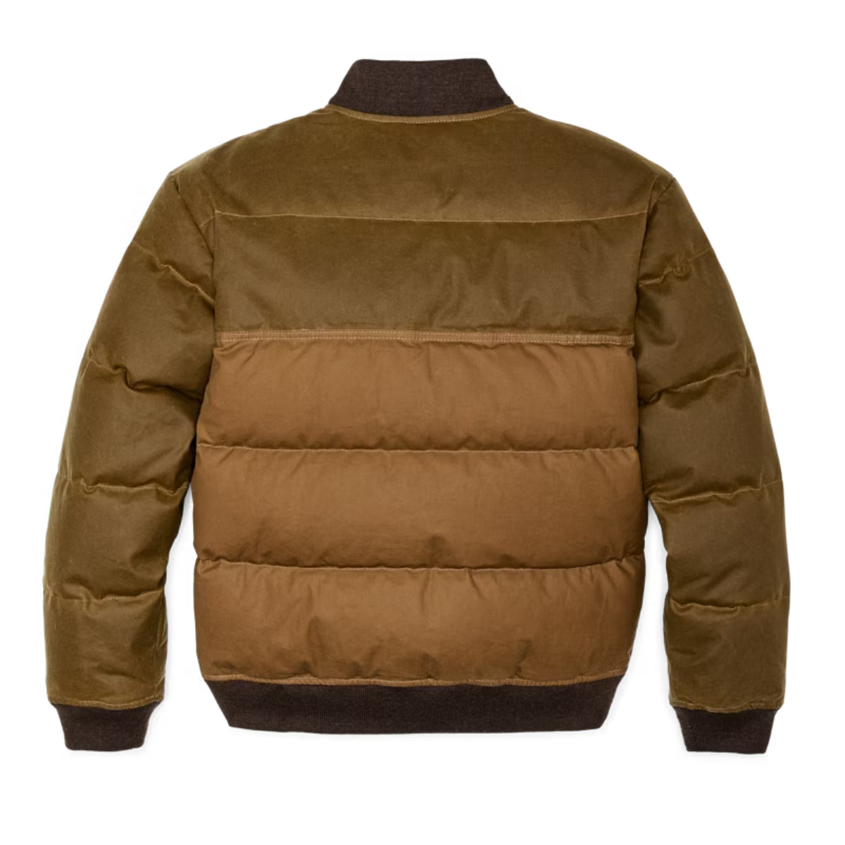 Down Bomber Jacket | Dark Tan