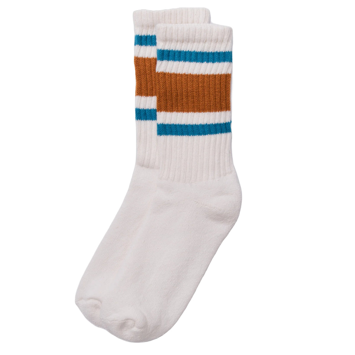 Retro Stripe Sock | Texas Orange & Tile