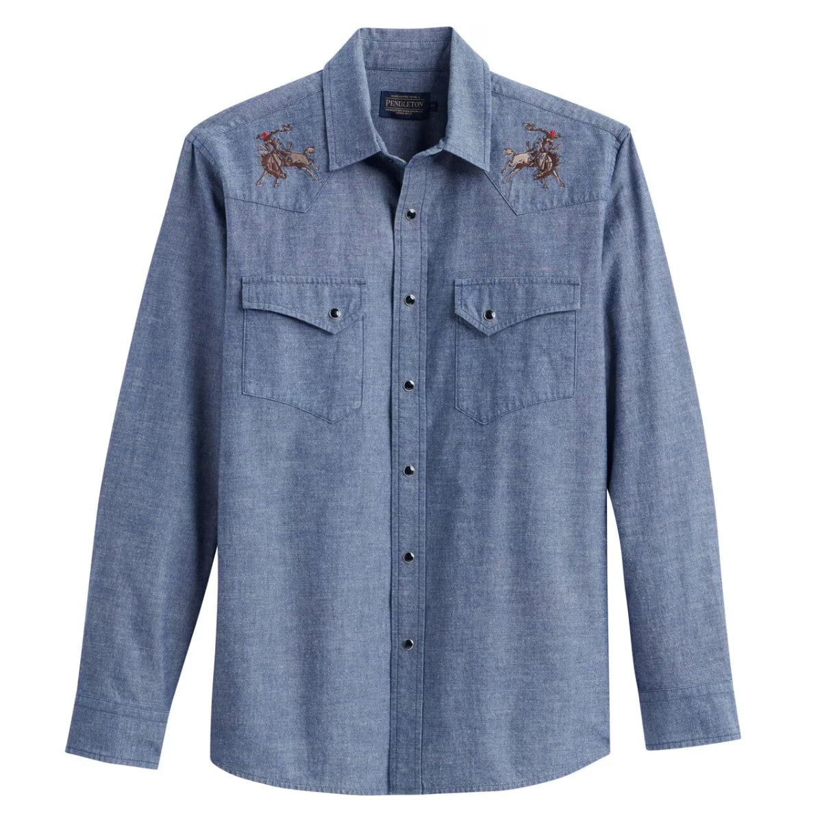 Gambler Chambray Shirt | Dark Blue Rodeo