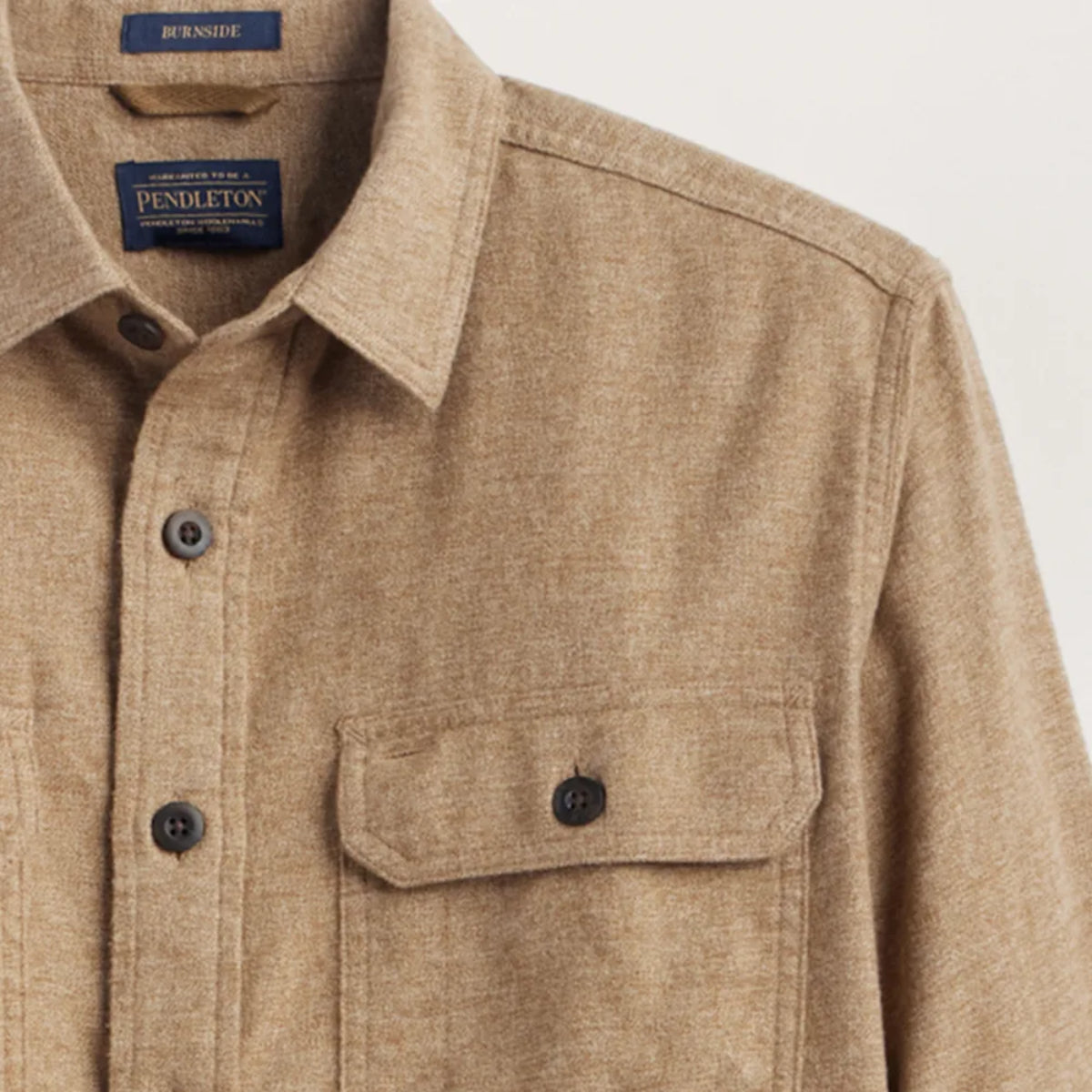 Burnside Shirt | Camel Heather