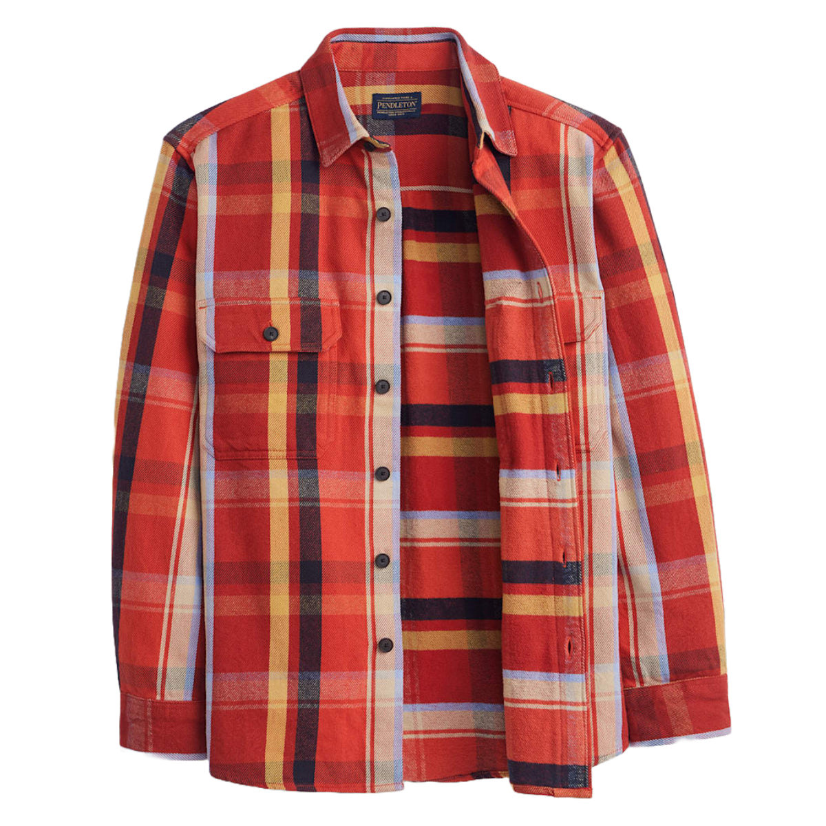 Arcadia Flannel Shirt | Red Multicolor Plaid