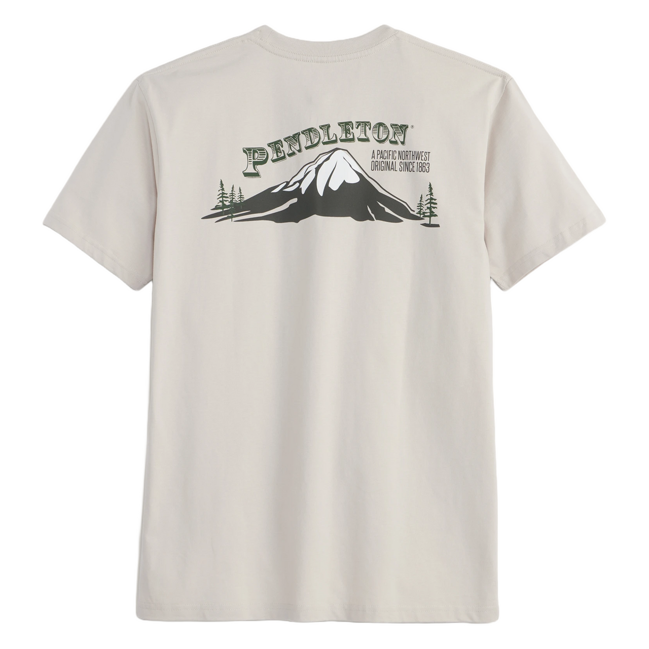 Mountain Top Graphic Tee | Bone & Brown