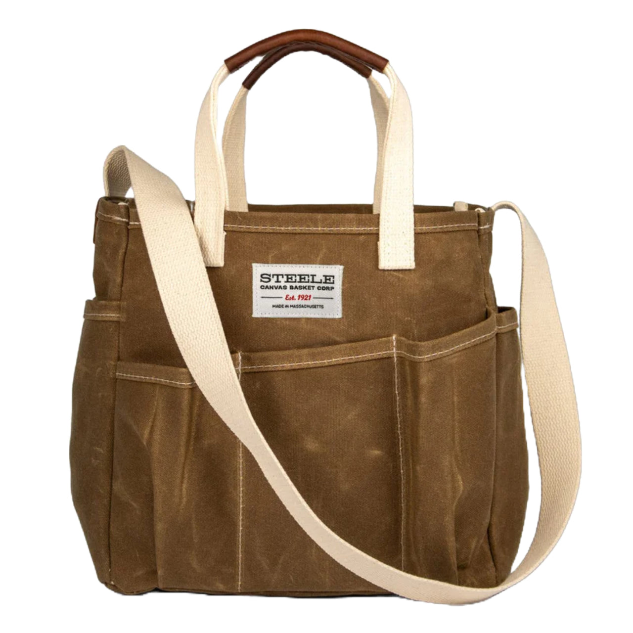 Steele Utility Tote | Waxed Brown