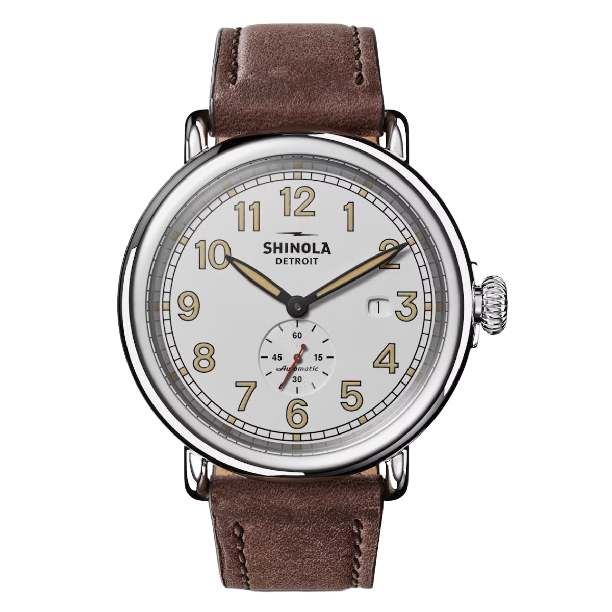 The Runwell Automatic Station Agent 45mm | White