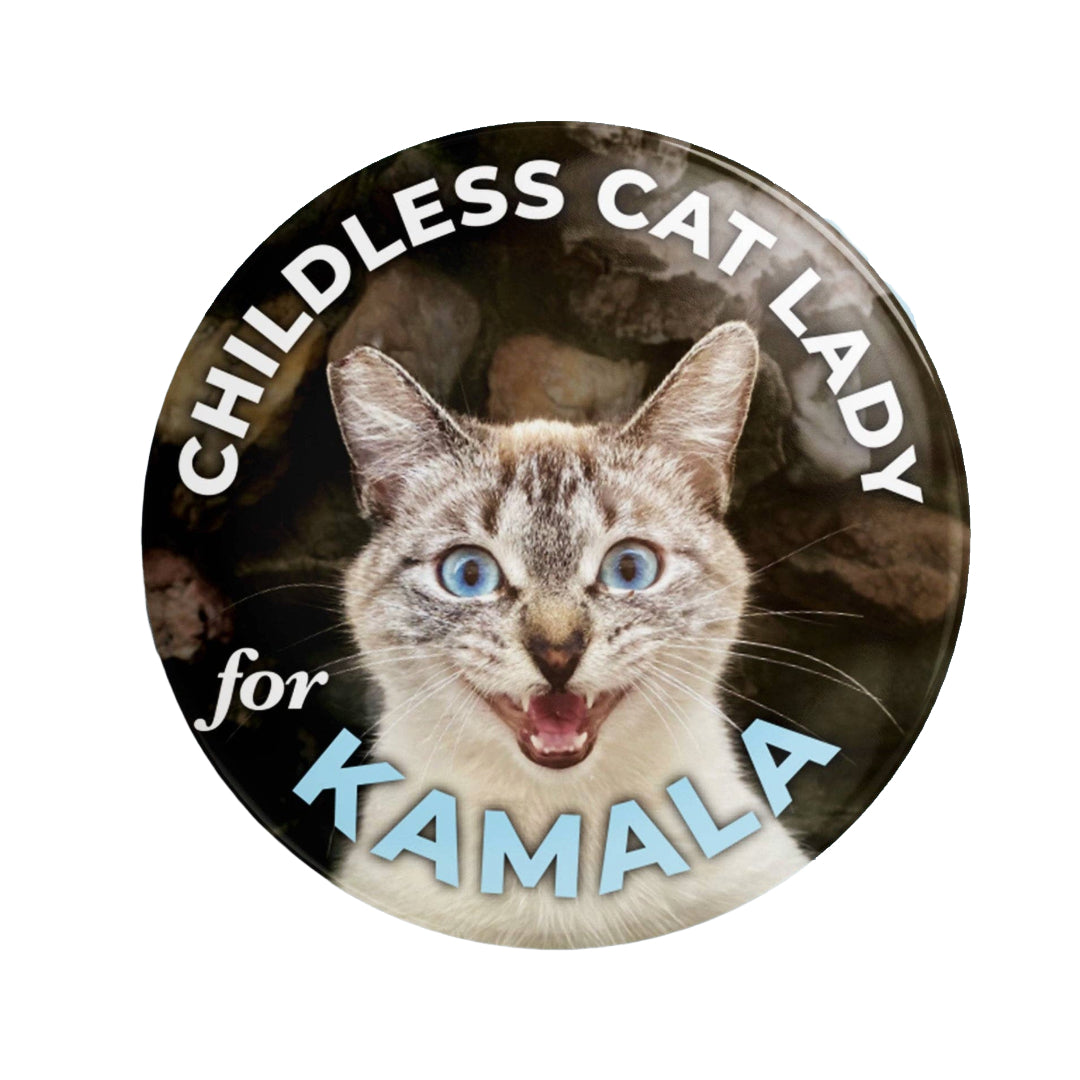 Childless Cat Lady for Kamala Pin