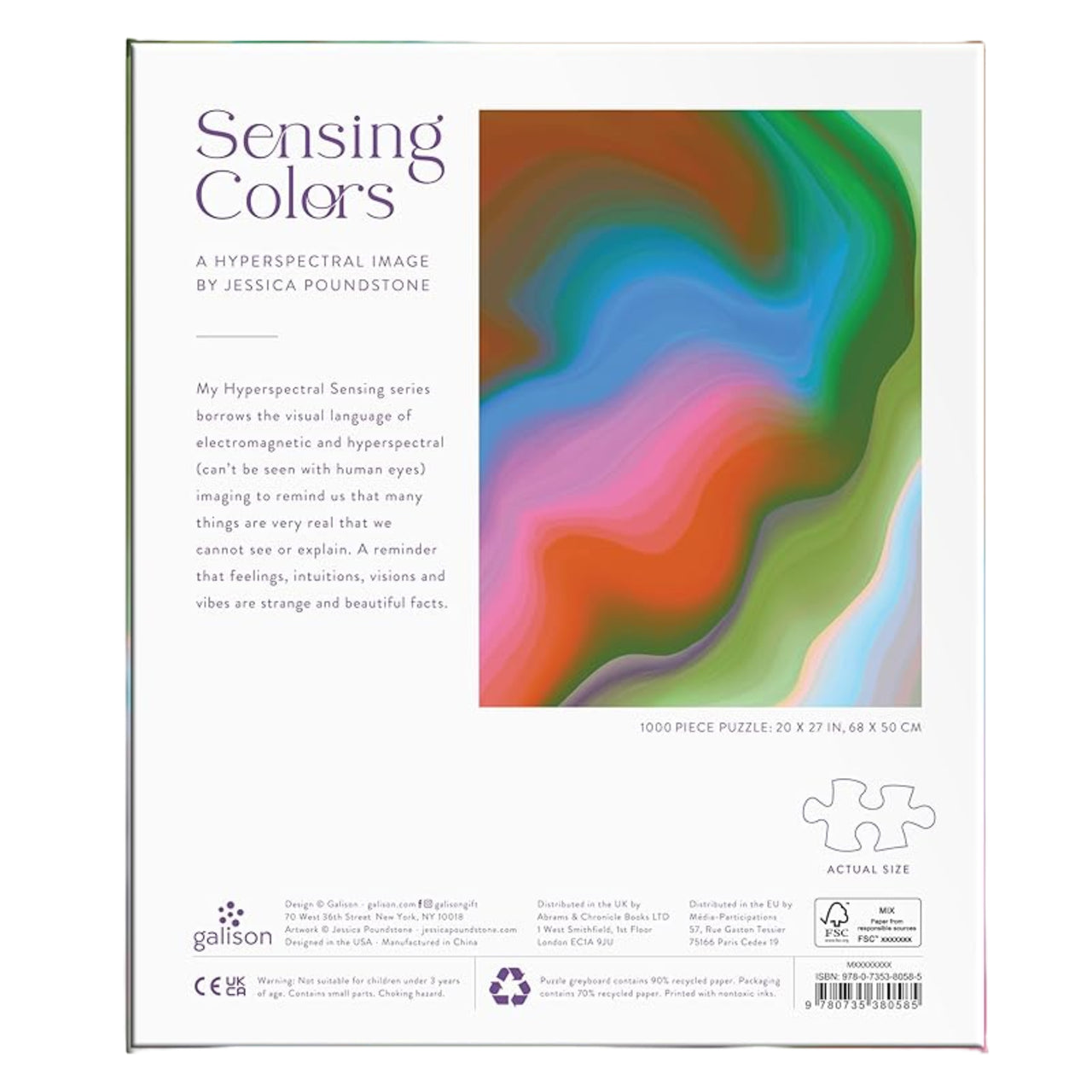 Sensing Colors By Jessica Poundstone 1000 Piece Puzzle