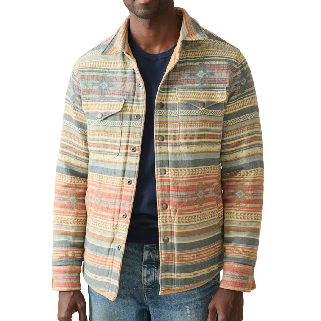 Doug Good Feather Reversible Bondi Jacket | Dried Palm & El Dorado Springs