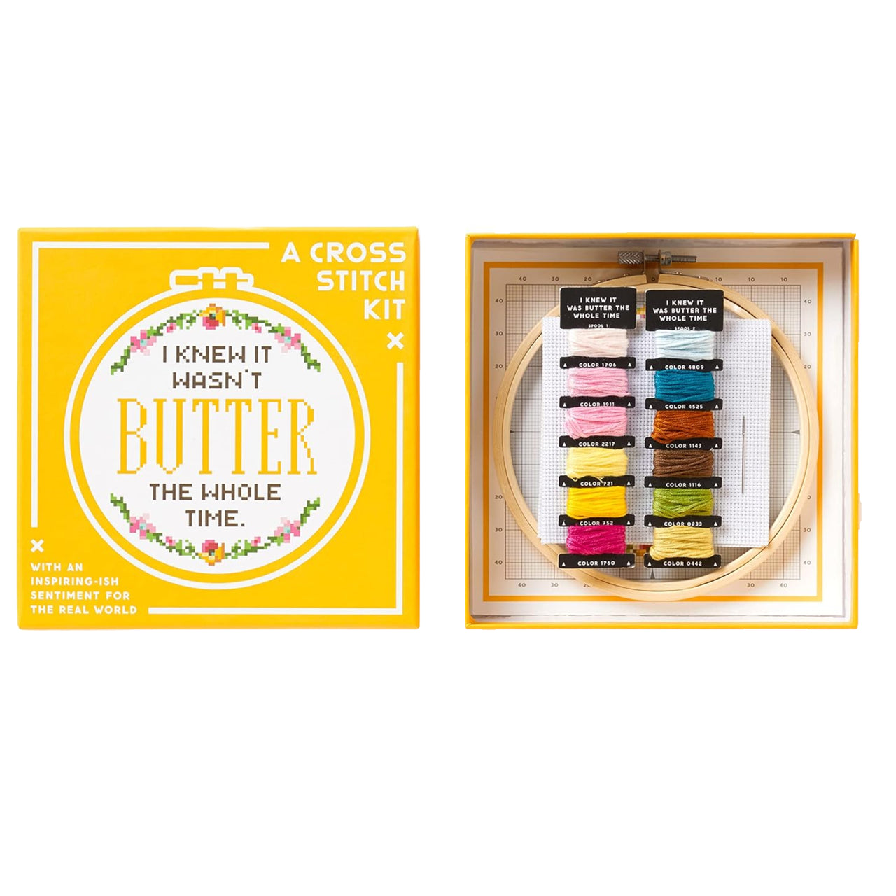 Butter Cross Stitch Kit