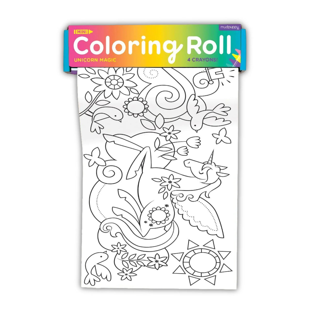 Unicorn Magic Mini Coloring Roll