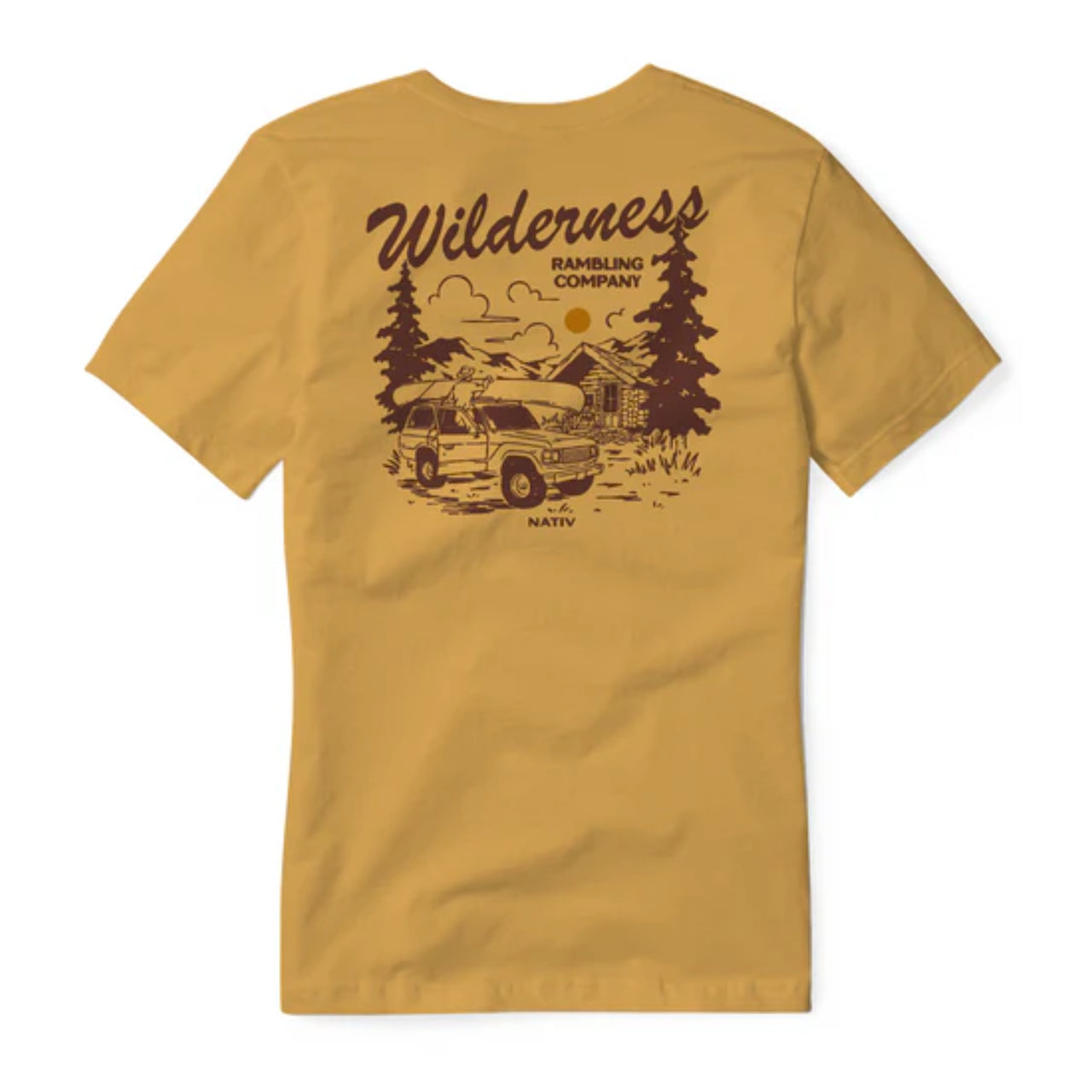 Wilderness Cabin Tee | Amber