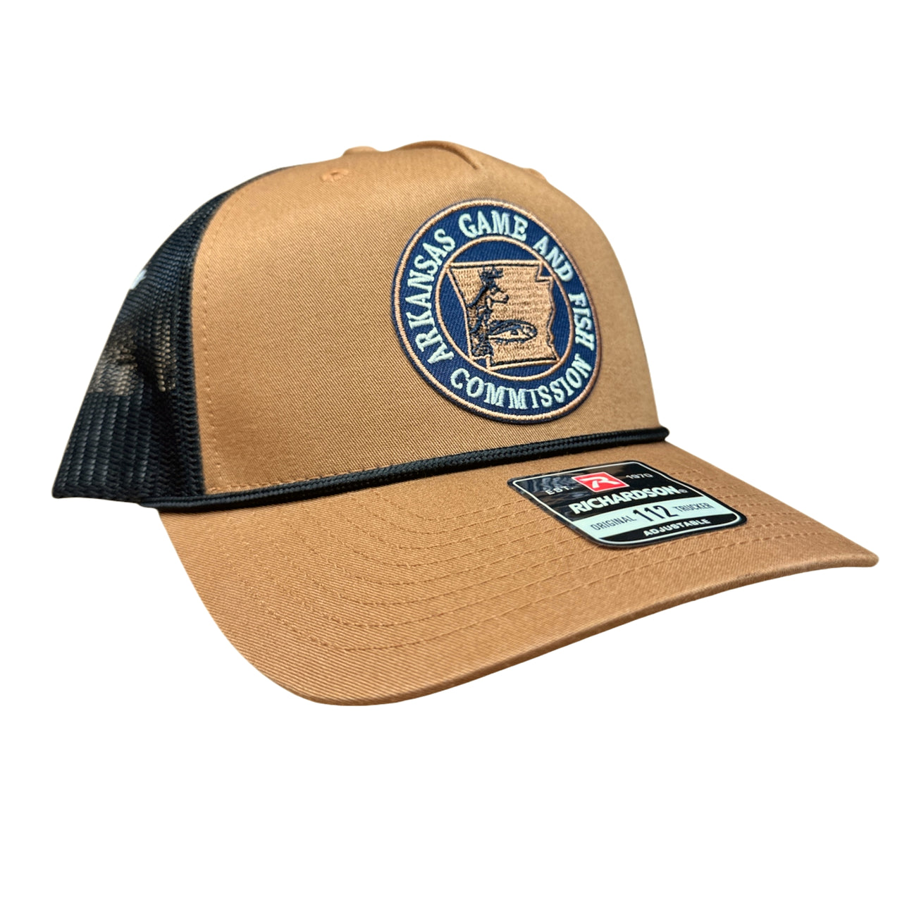 AR Game and Fish Trucker Hat | Caramel & Black