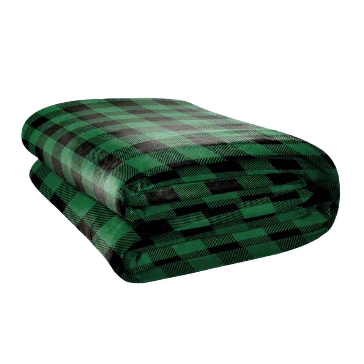 Original Stretch Blanket | Green Plaid