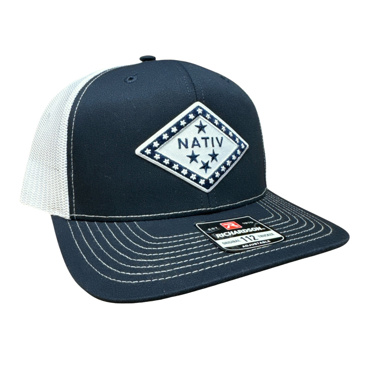 AR Flag Trucker Hat | Navy & White