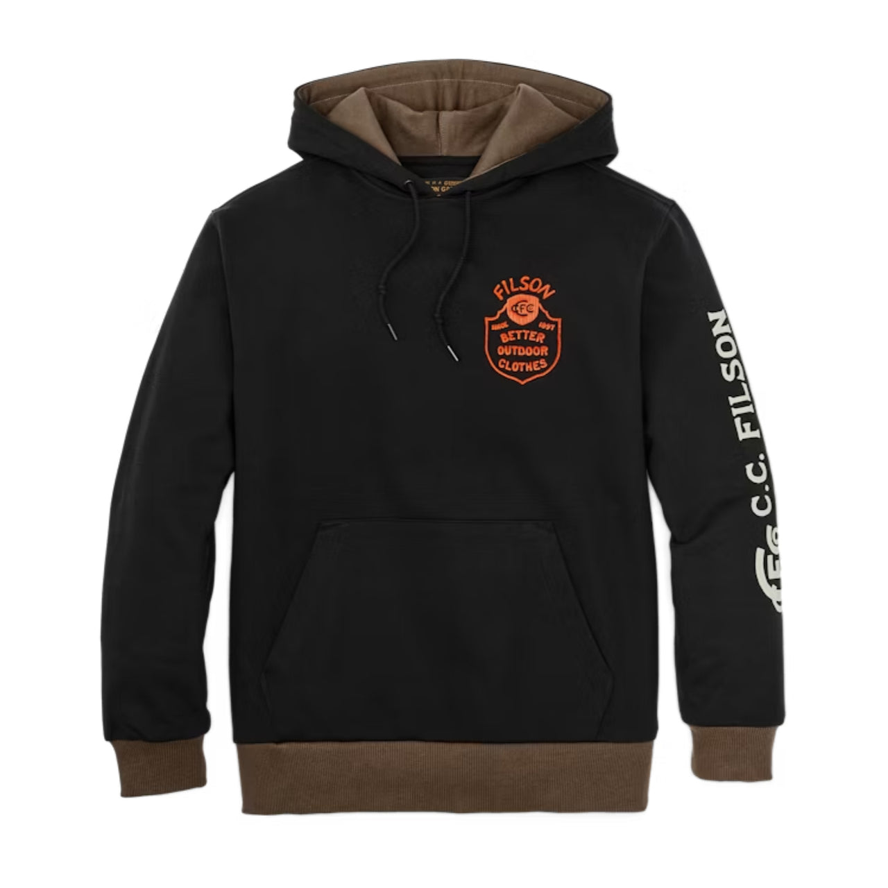 Prospector Graphic Hoodie | Black Log Mill