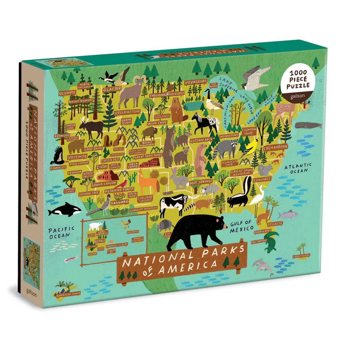 National Parks Of America 1000 Piece Puzzle