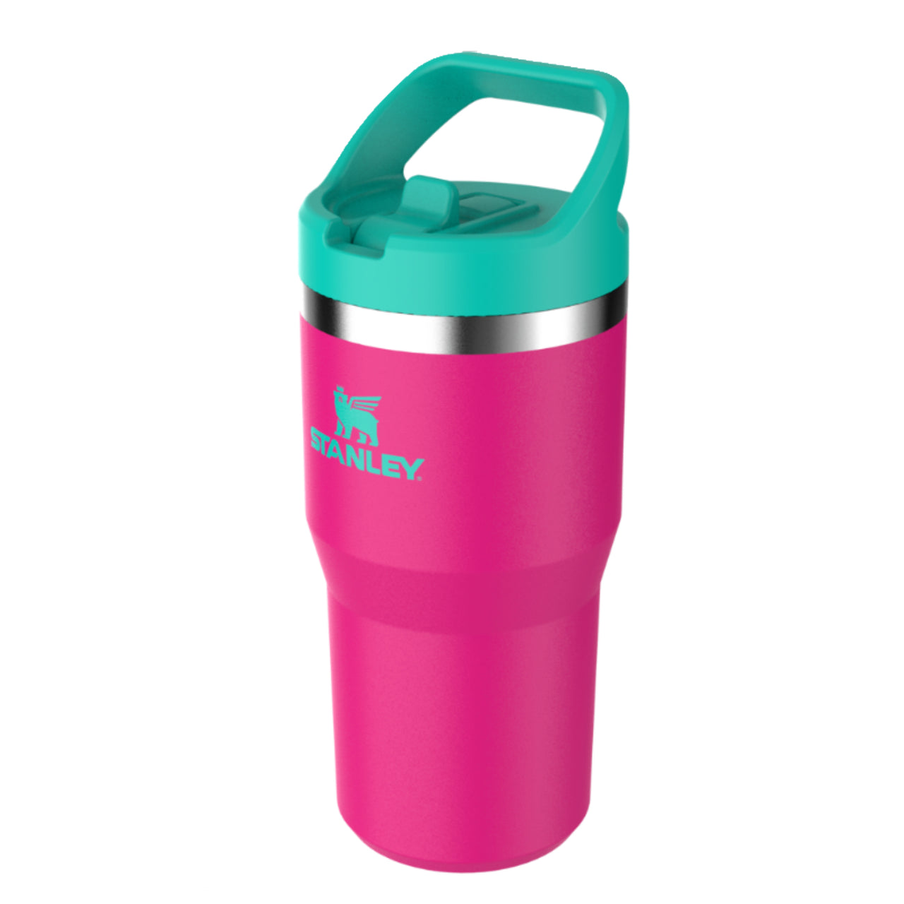 IceFlow Flip Straw Tumbler 20oz | Passion Pink