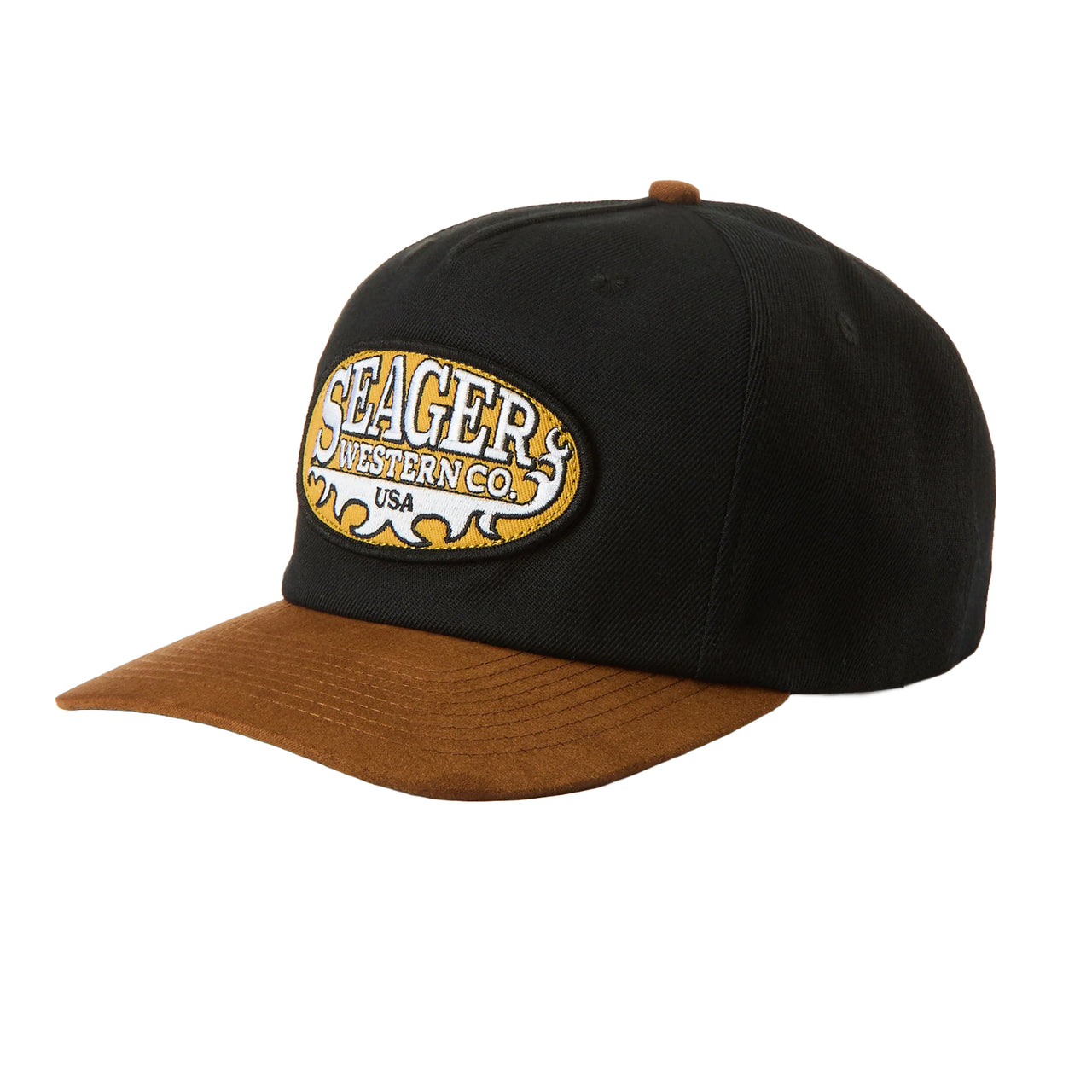 Buckle Snapback Hat | Black