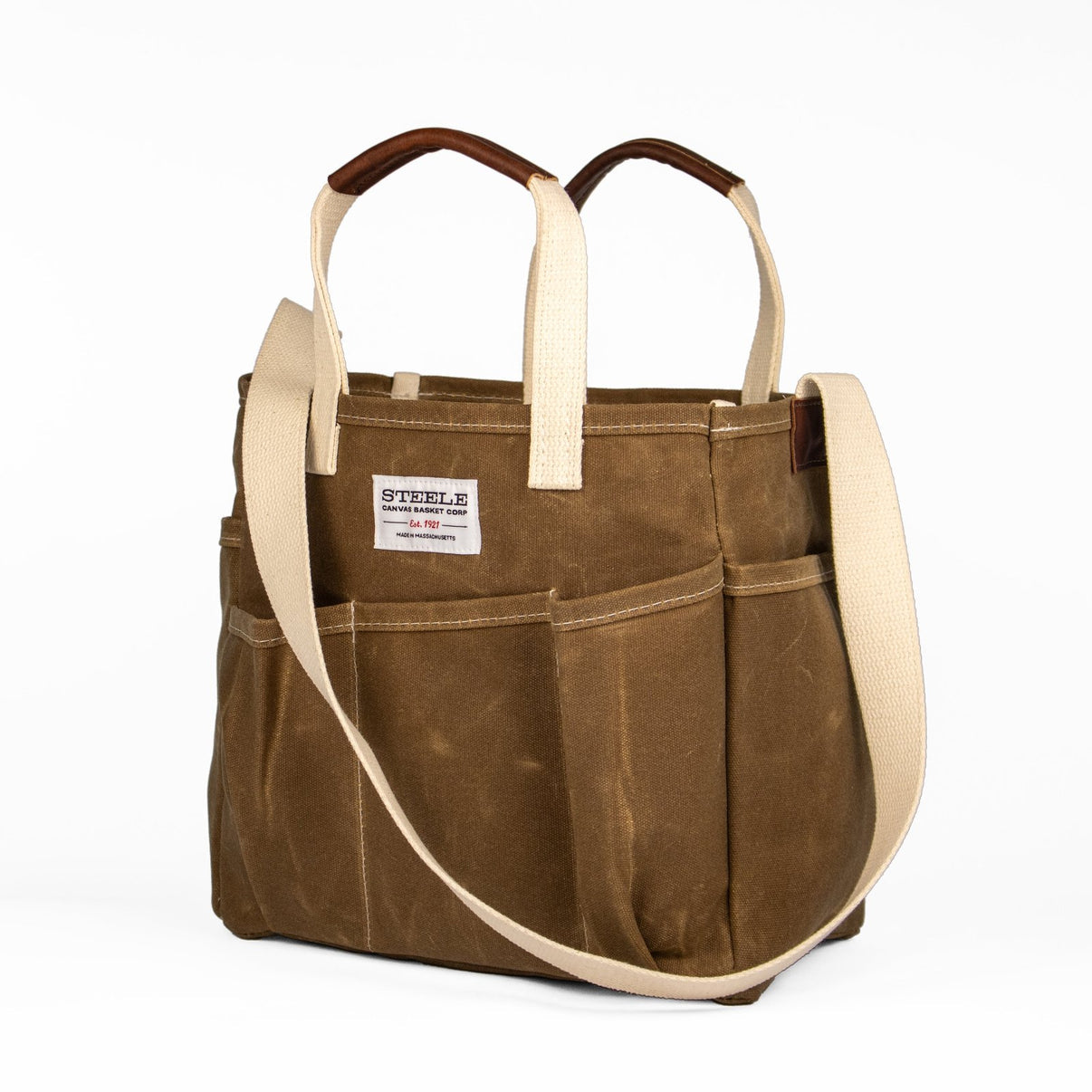 Steele Utility Tote | Waxed Brown