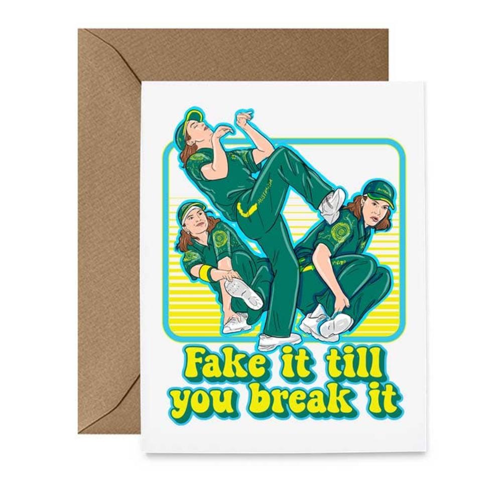 Raygun Breakdancing Card