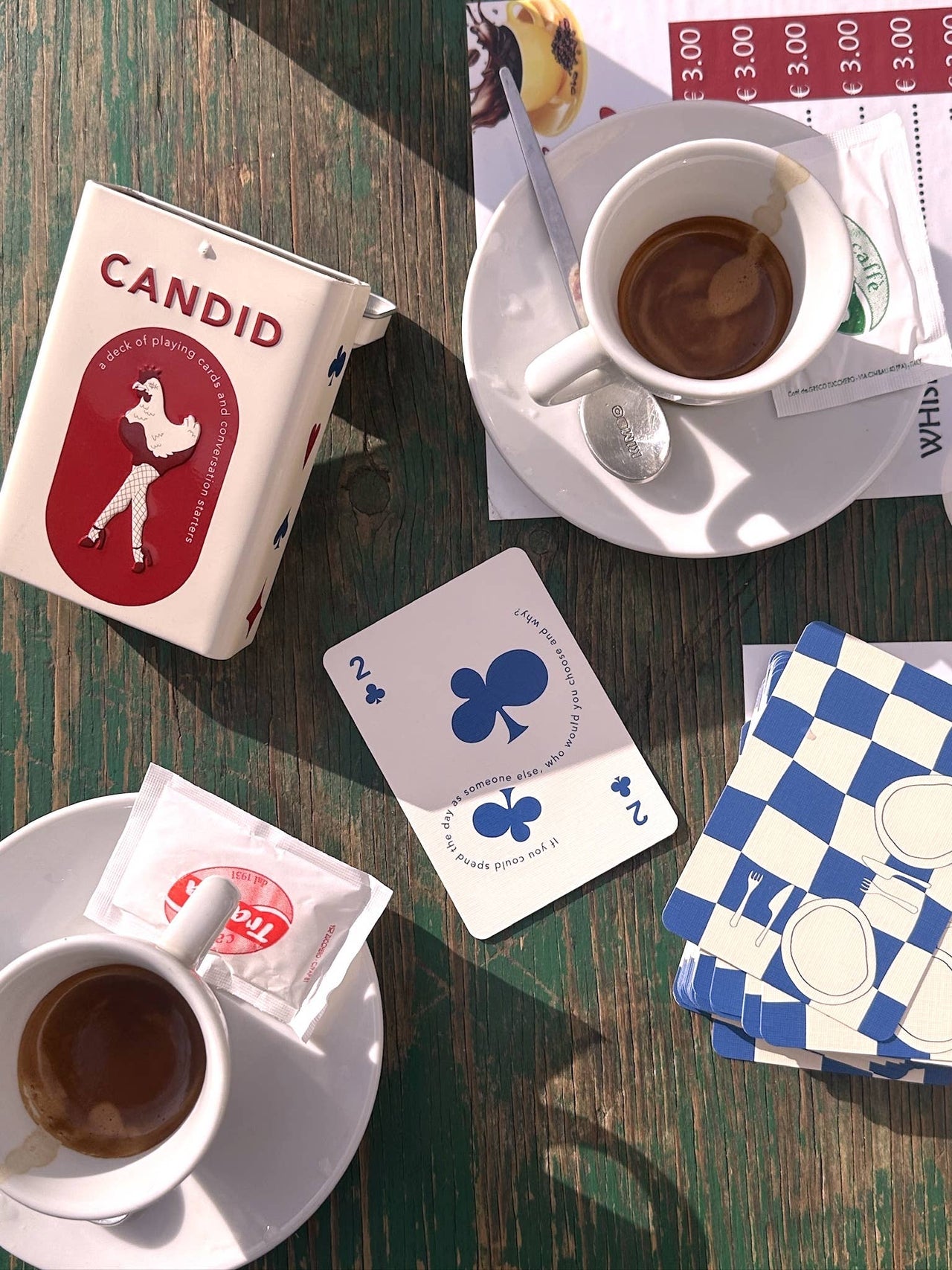 CANDID - a deck of playing cards and conversation starters