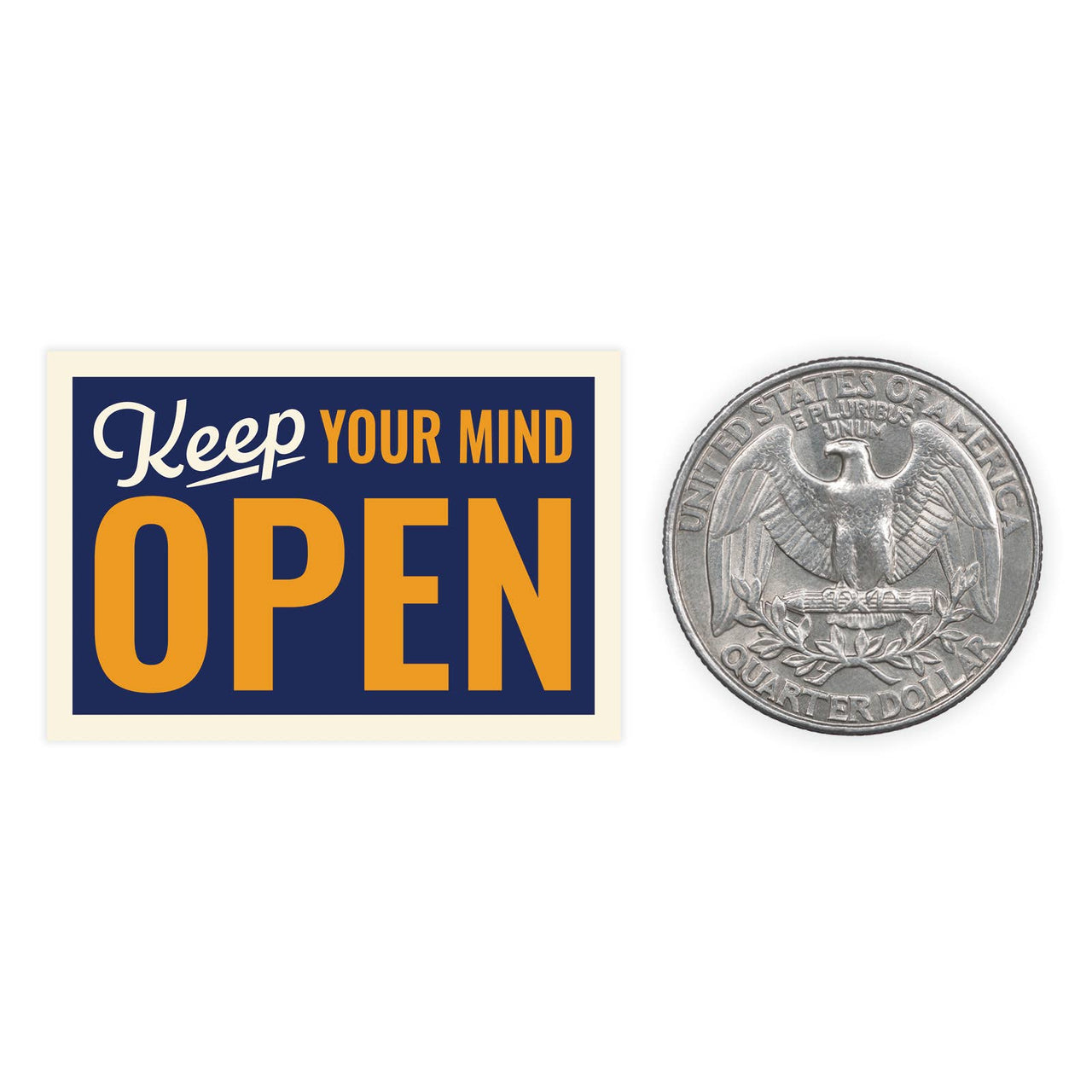 Open Mind Mini Sticker