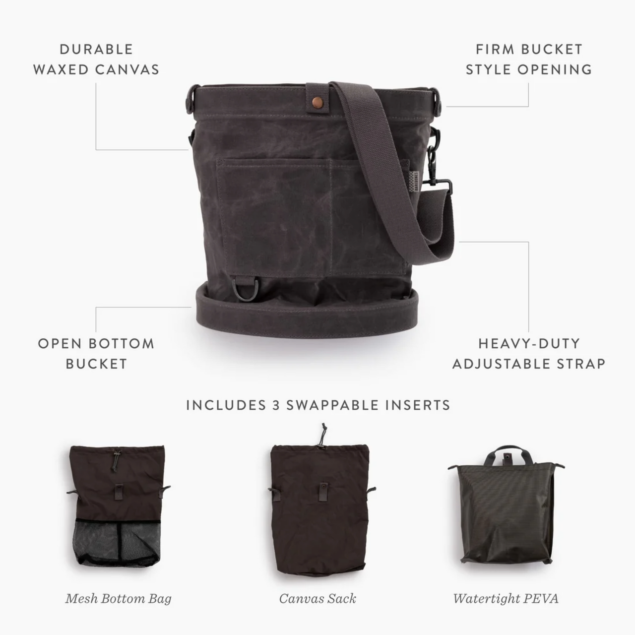 Foraging Bag | Slate Gray