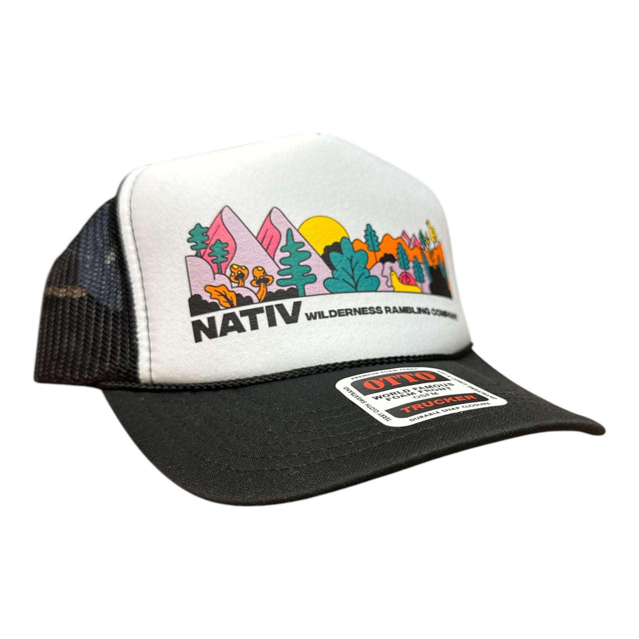 MTV Hat | White & Black